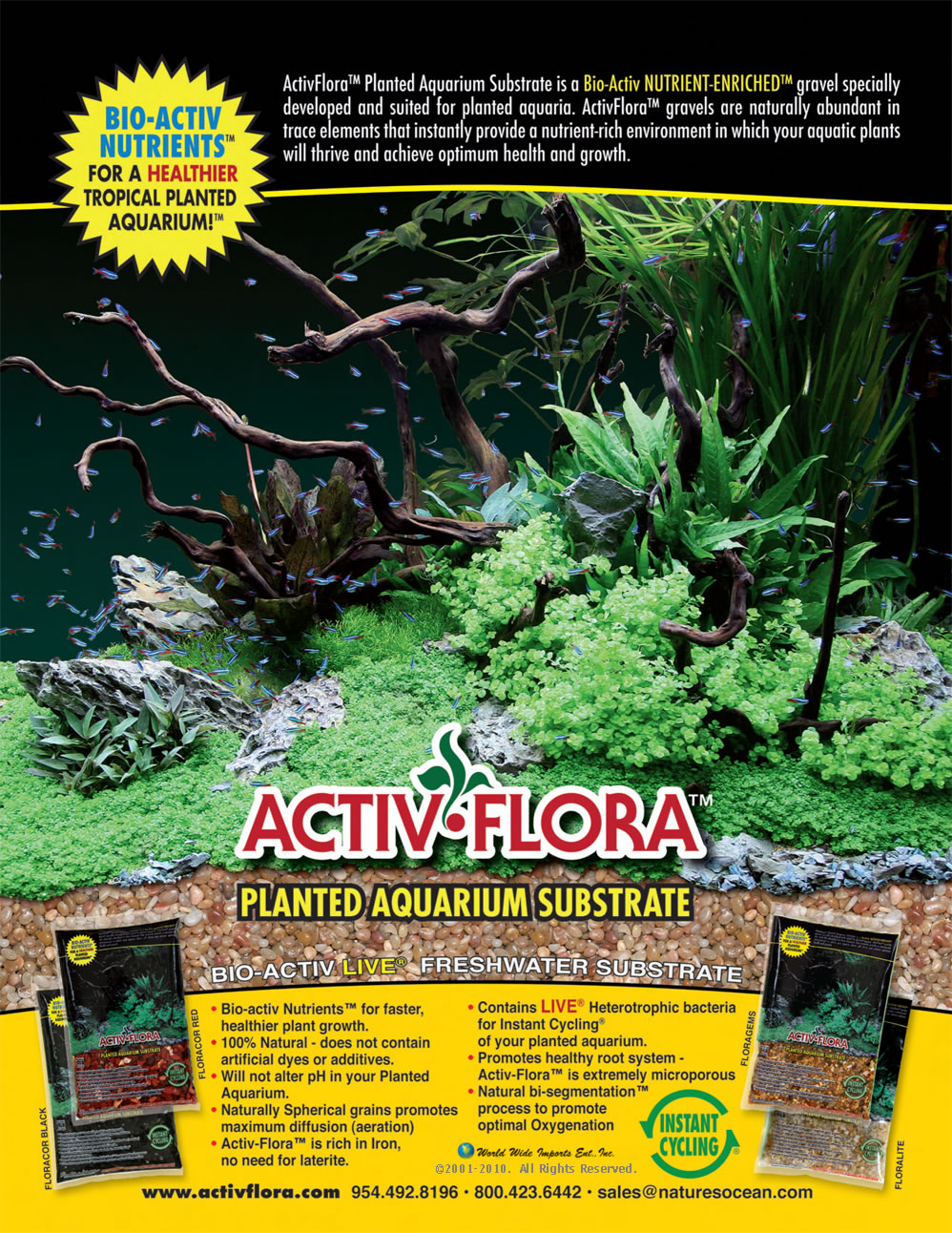 ActivFlora™ Freshwater Plants Aquarium Gravel Brochure